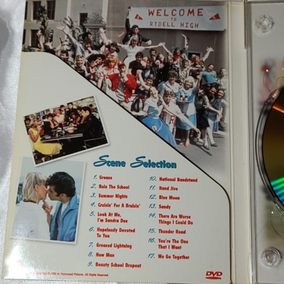 4/$80 Grease DVD with Songbook - Widescreen, 1978 - Picture 8 of 12